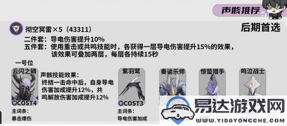 鸣潮灯灯声骸的最佳词条选择推荐与攻略方法分享