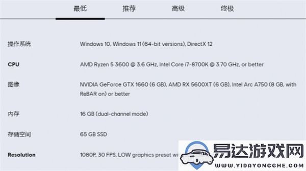 星球大战亡命之徒的系统要求高吗？你需要准备什么配置才能畅玩？