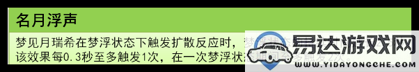 在原神中如何选择梦见月瑞希的命座搭配最为合适