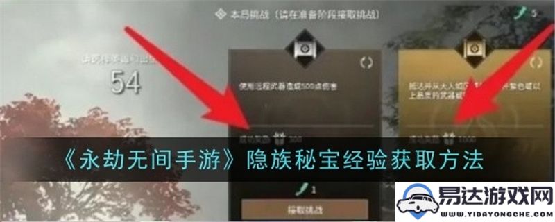 在永劫无间手游中如何获取隐族秘宝的详细攻略与技巧